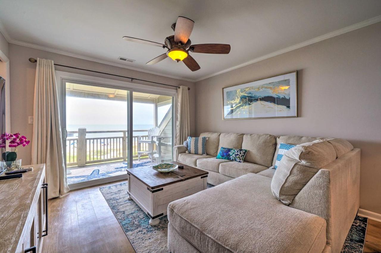 Beachfront Condo With Unobstructed Ocean Views! Ок-Айленд Екстер'єр фото